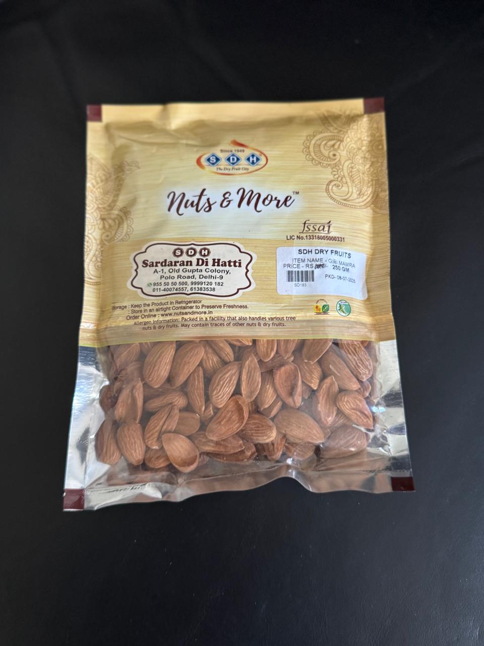 PREMIUM MAMRA ALMONDS/BADAM 250g