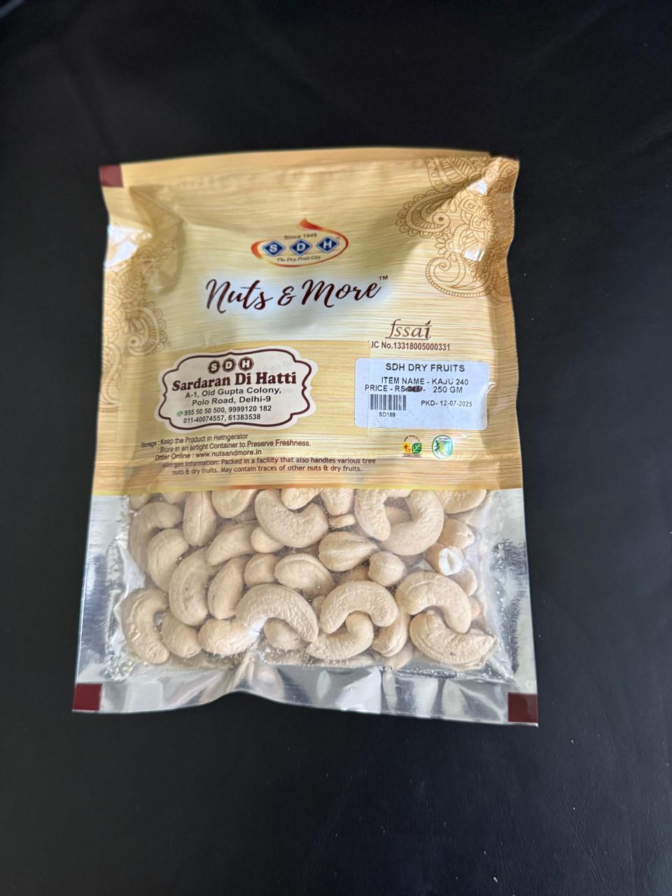PREMIUM CASHEW NUTS/KAJU (LARGE) 250g