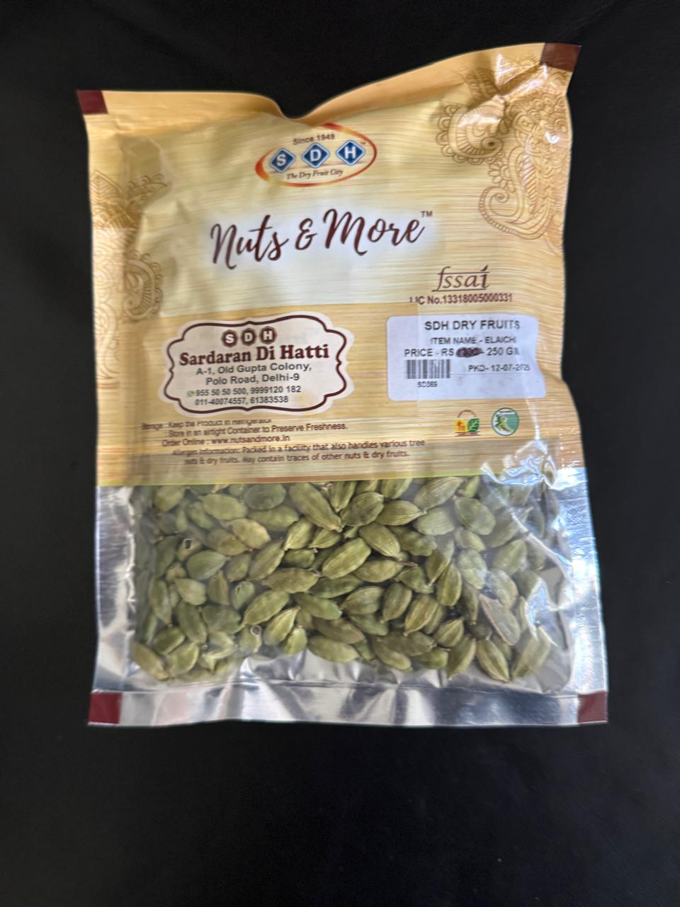 PREMIUM GREEN CARDAMOM/ELAICHI 250g