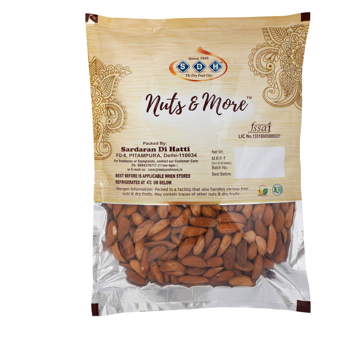PREMIUM KAGJI ALMONDS/BADAM 250g