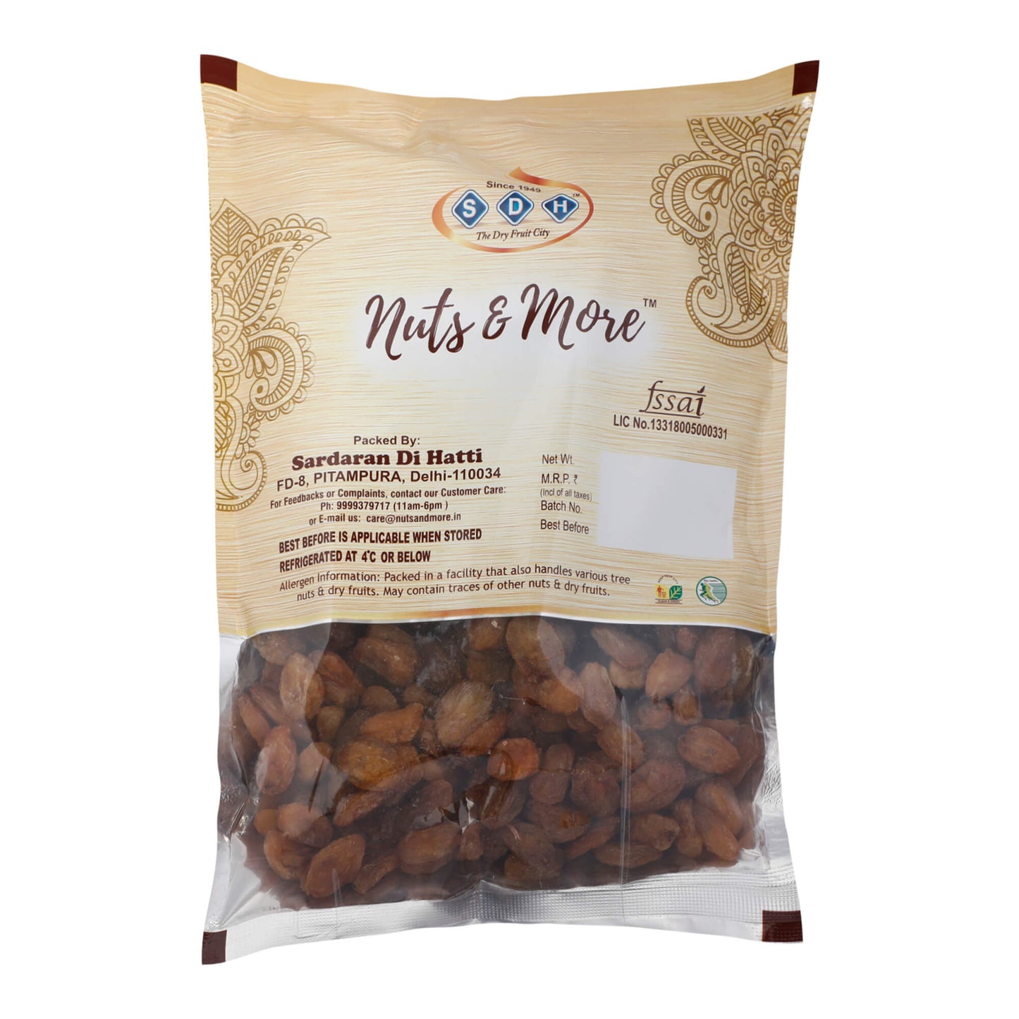 PREMIUM GOLDEN RAISINS/MUNAKKA 250g