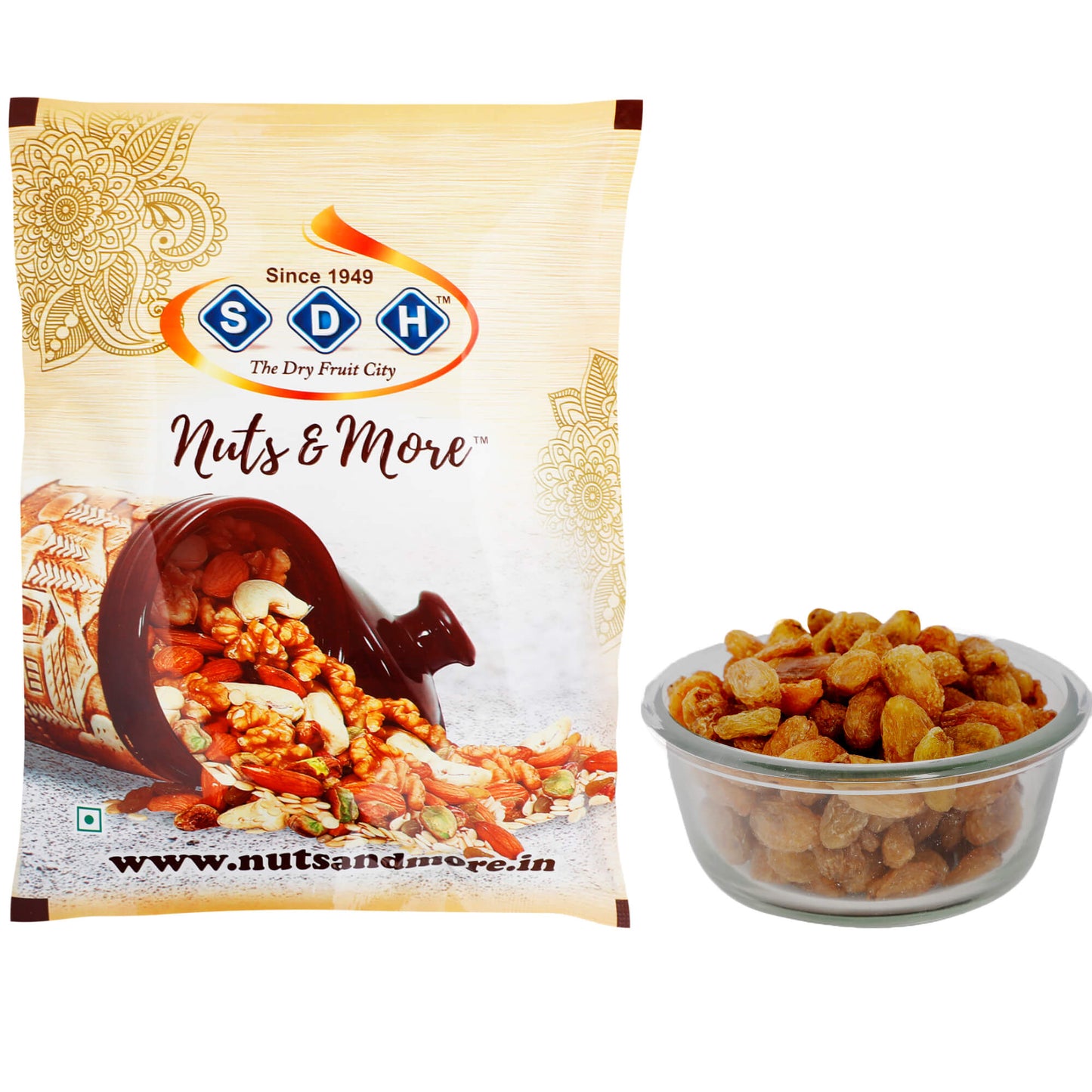 PREMIUM GOLDEN RAISINS/MUNAKKA 250g