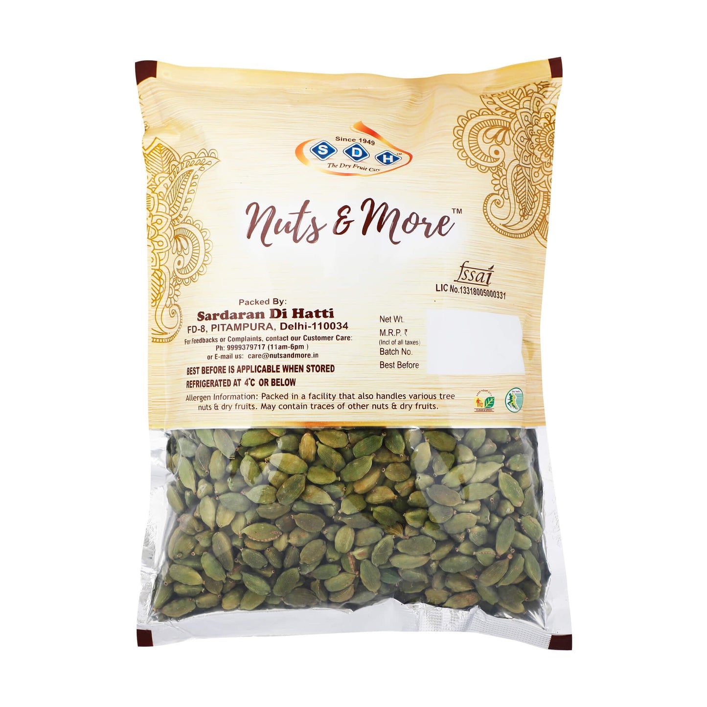 PREMIUM GREEN CARDAMOM/ELAICHI 250g