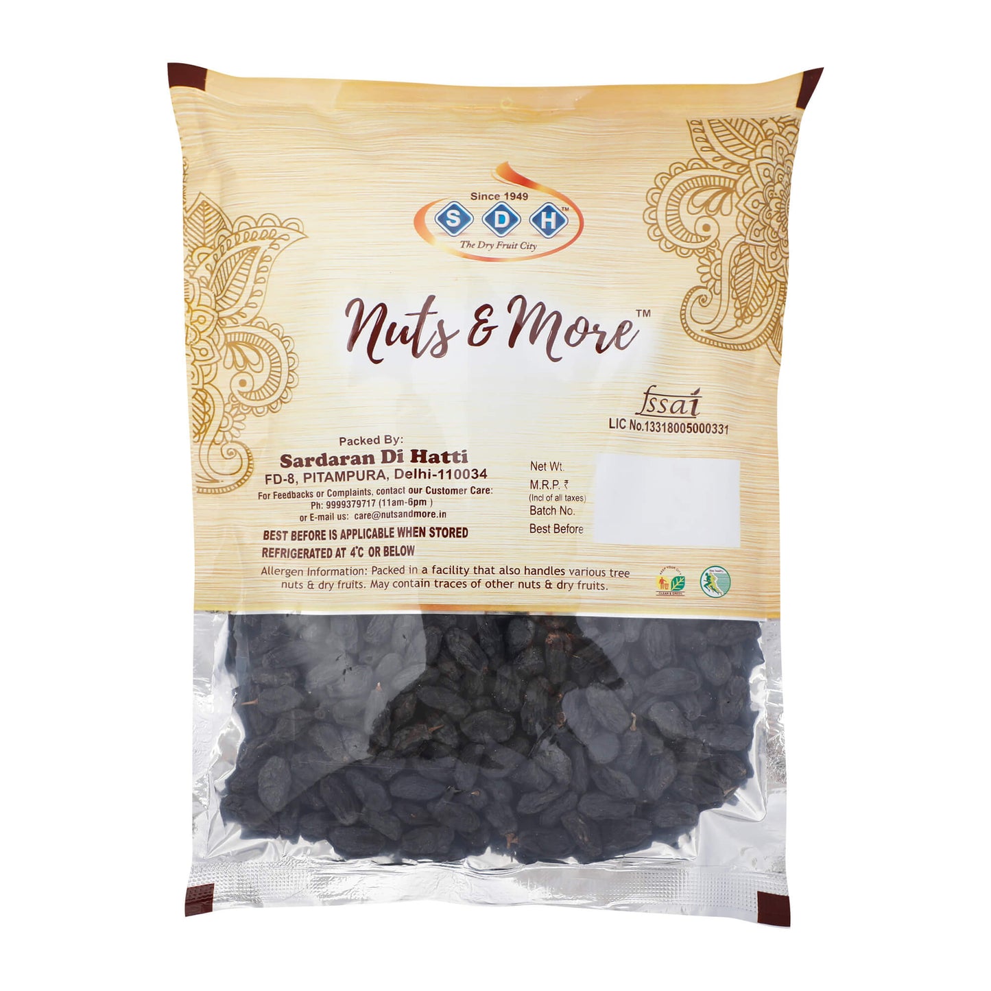 PREMIUM BLACK RAISINS/KISHMISH 250g
