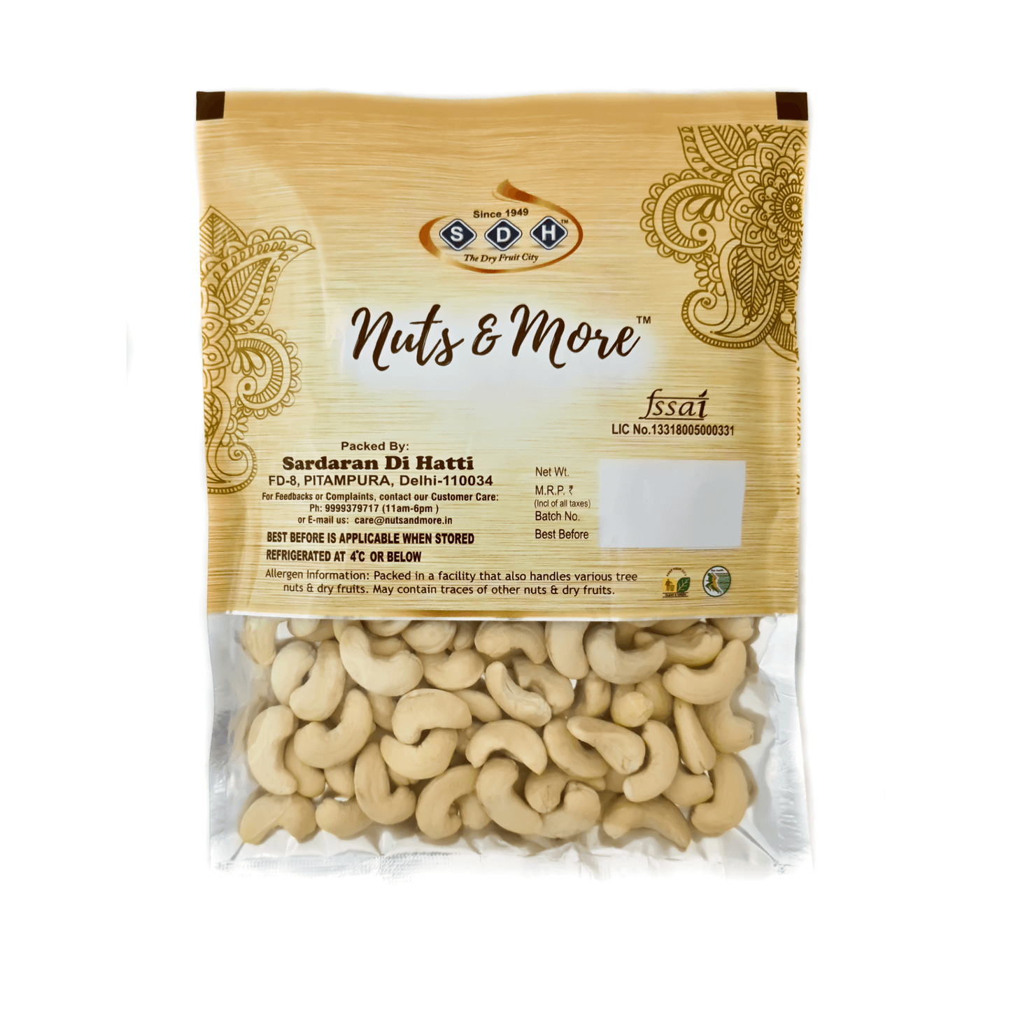 PREMIUM CASHEW NUTS/KAJU (LARGE) 250g